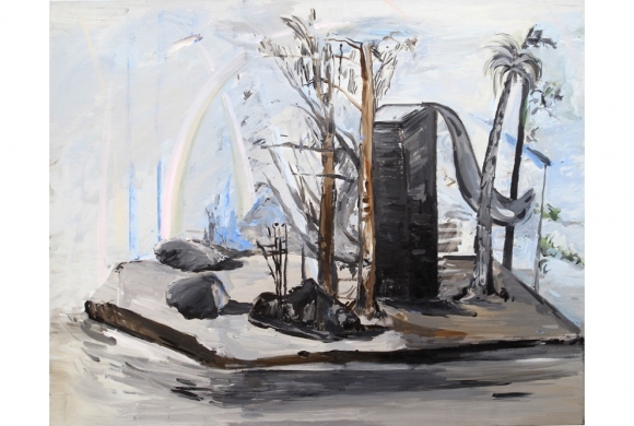 TA, Floating Island, Oil on canvas, 61x76cm, 2018