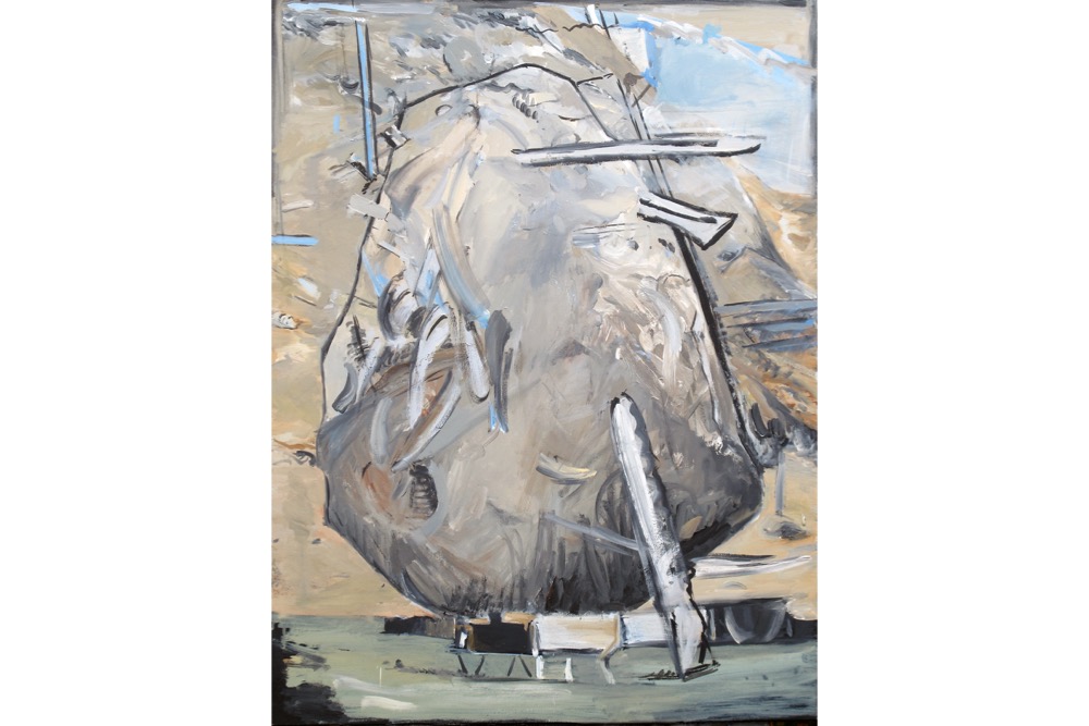 TA, Untitled, Oil on canvas, 102x76cm, 2018