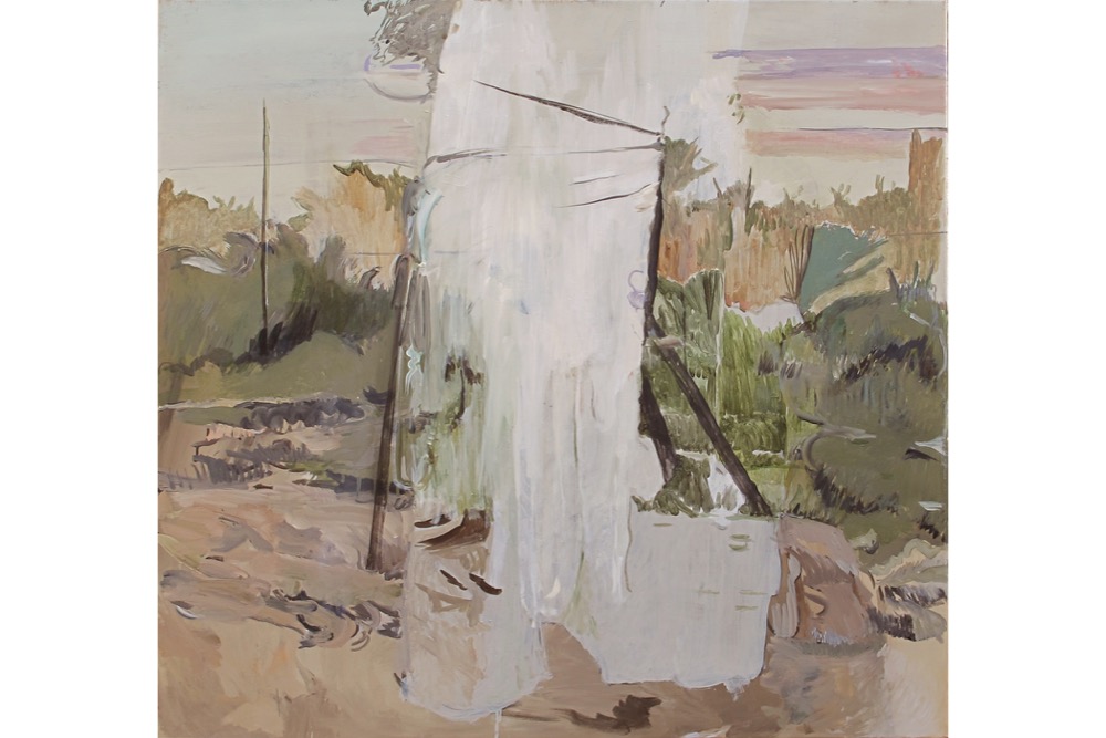 TA, Wash, Oil on canvas, 90x85cm, 2018